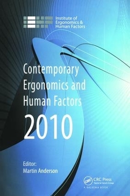 Contemporary Ergonomics and Human Factors 2010 - 