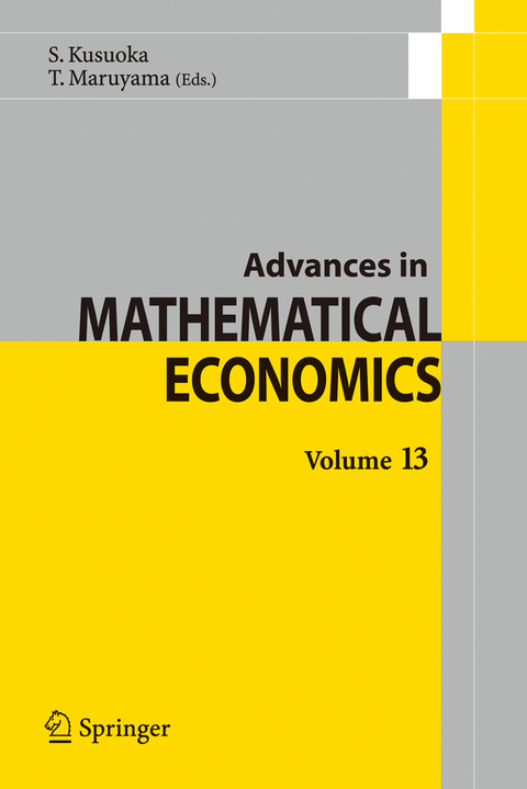 Advances in Mathematical Economics Volume 13 - 