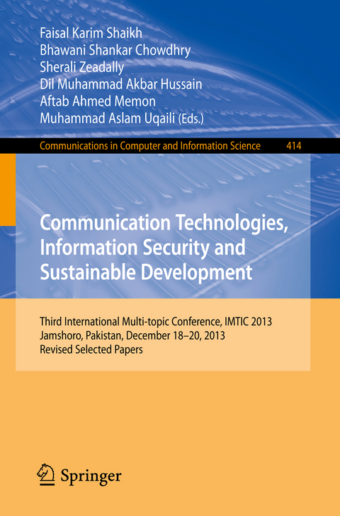 Communication Technologies, Information Security and Sustainable Development - 
