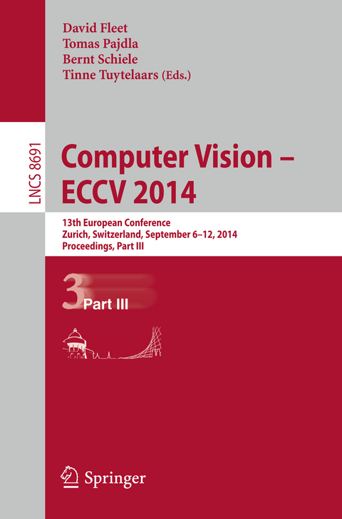 Computer Vision -- ECCV 2014 - 