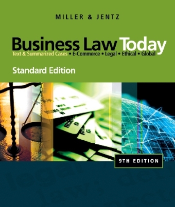 Business Law Today - Roger LeRoy Miller, Gaylord A. Jentz