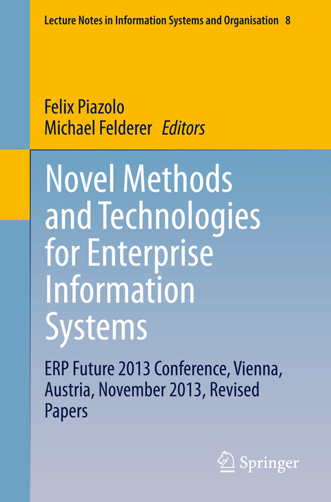 Novel Methods and Technologies for Enterprise Information Systems - 