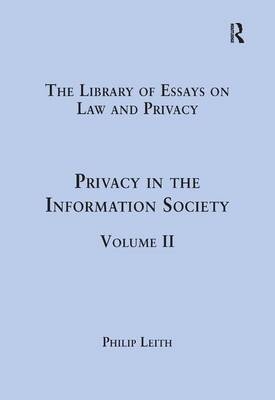 Privacy in the Information Society - 
