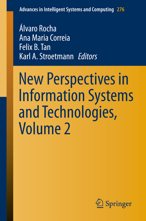 New Perspectives in Information Systems and Technologies, Volume 2 - 