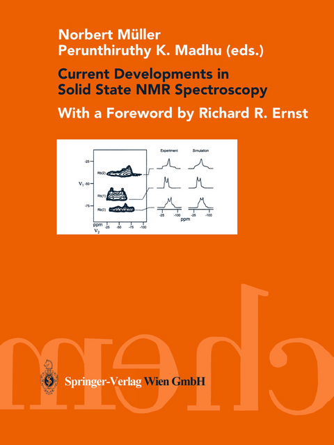 Current Developments in Solid State NMR Spectroscopy - 