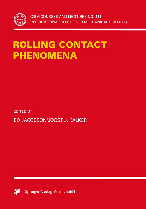 Rolling Contact Phenomena - 