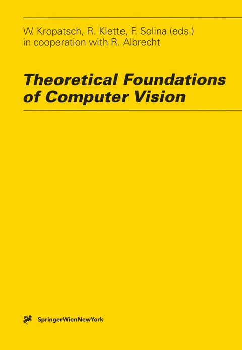 Theoretical Foundations of Computer Vision - 