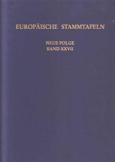 Europäische Stammtafeln. Neue Folge - Detlev Schwennicke