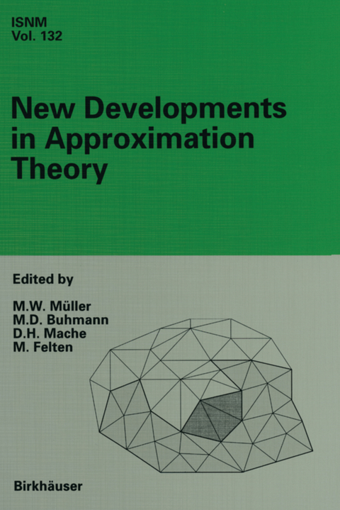 New Developments in Approximation Theory - 