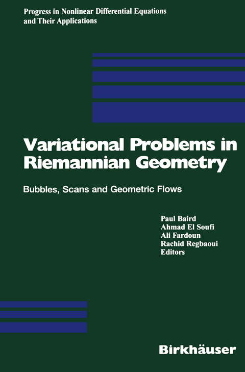 Variational Problems in Riemannian Geometry - 