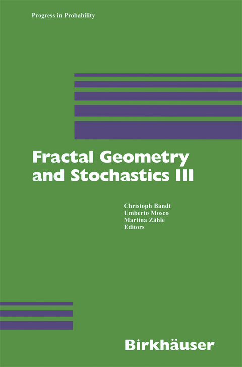 Fractal Geometry and Stochastics III - 