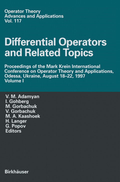 Differential Operators and Related Topics - 