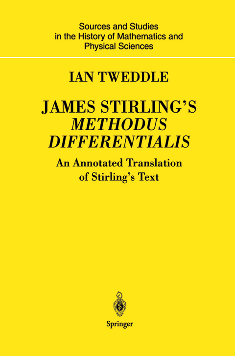 James Stirling’s Methodus Differentialis - Ian Tweddle