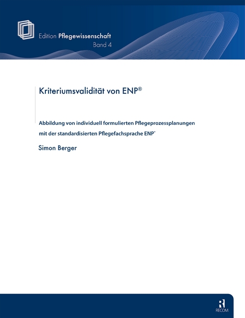 Kriteriumsvalidität von ENP® - Simon Berger