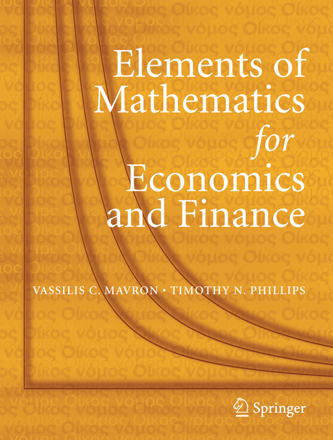 Elements of Mathematics for Economics and Finance - Vassilis C. Mavron, Timothy N. Phillips