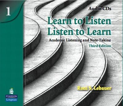 Learn to Listen, Listen to Learn 1 - Roni Lebauer