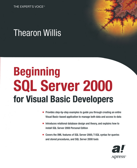 Beginning SQL Server 2000 for Visual Basic Developers - Thearon Willis