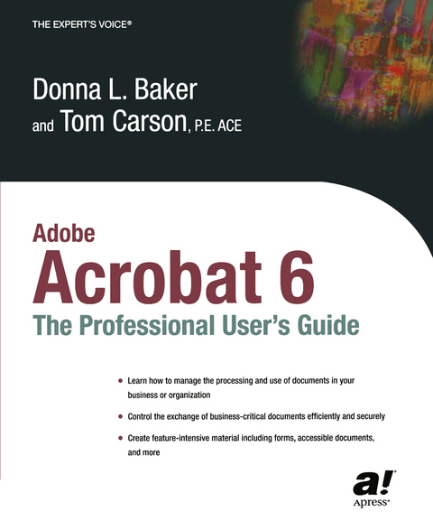 Adobe Acrobat 6 - Donna L. Baker, Tom Carson
