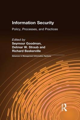 Information Security -  Richard Baskerville,  Seymour Goodman,  Detmar W. Straub