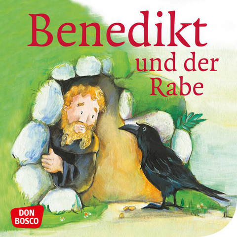 Benedikt und der Rabe. Mini-Bilderbuch. - Bettina Herrmann, Sybille Wittmann