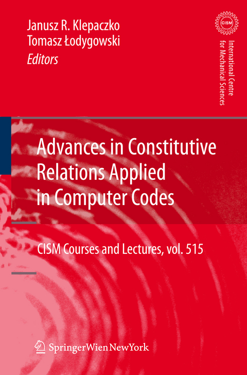 Advances in Constitutive Relations Applied in Computer Codes - 