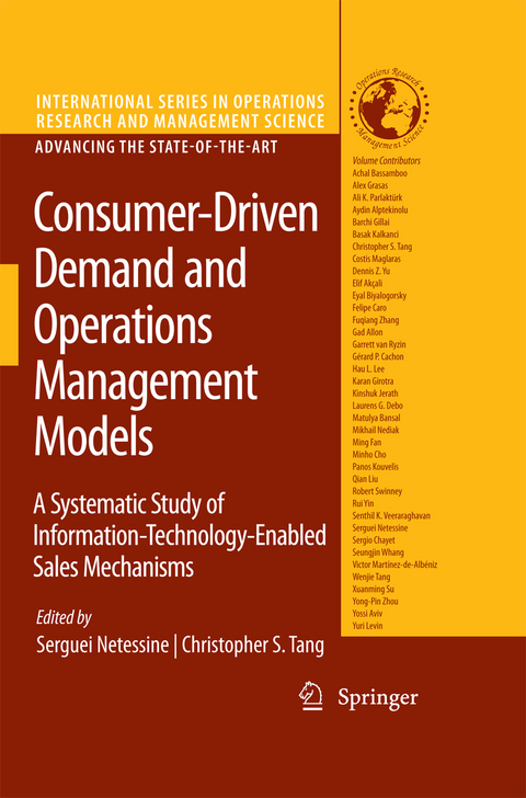 Consumer-Driven Demand and Operations Management Models - 