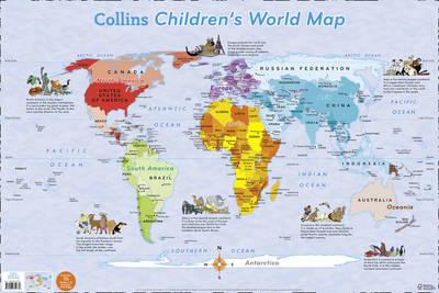 Collins Children’s World Map -  Collins Maps