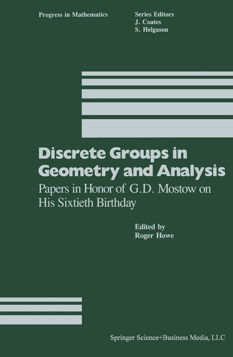Discrete Groups in Geometry and Analysis -  Howe