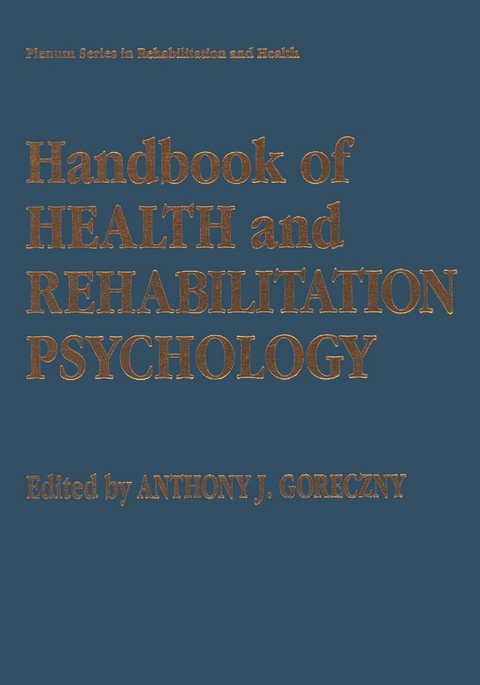 Handbook of Health and Rehabilitation Psychology - 