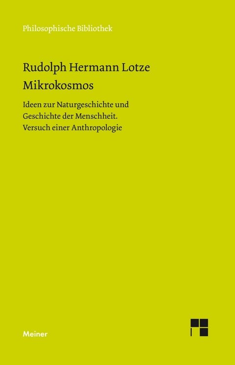 Mikrokosmos -  Rudolph Hermann Lotze