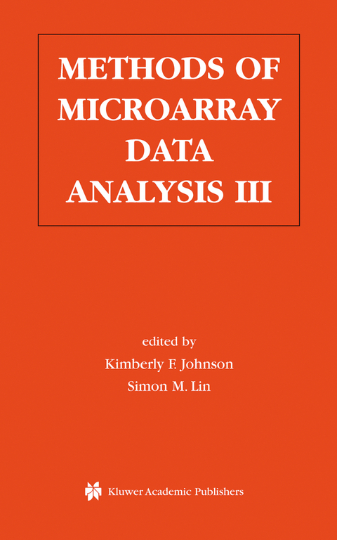 Methods of Microarray Data Analysis III - 