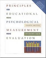 Principles of Educational and Psychological Measurement and Evaluation - Gilbert Sax