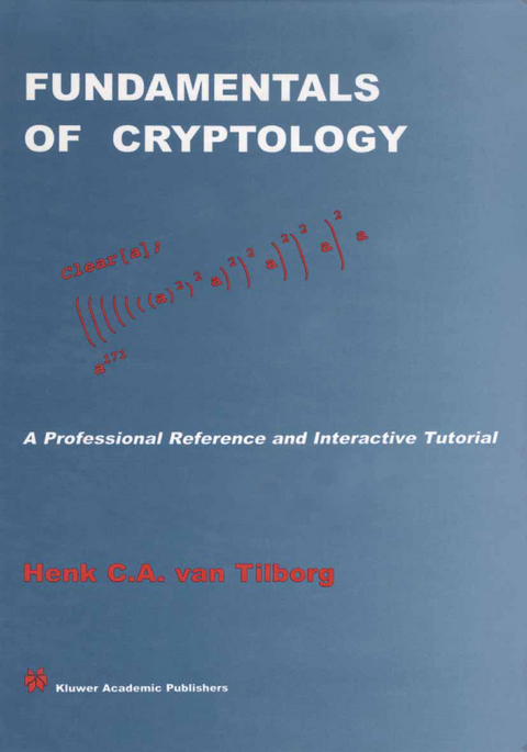 Fundamentals of Cryptology - Henk C.A. van Tilborg