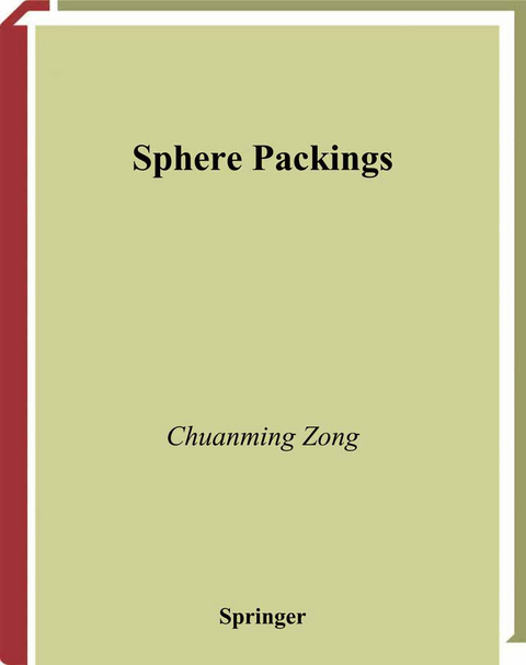 Sphere Packings - Chuanming Zong