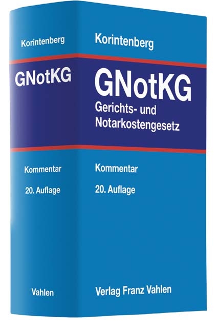 Gerichts- und Notarkostengesetz - 