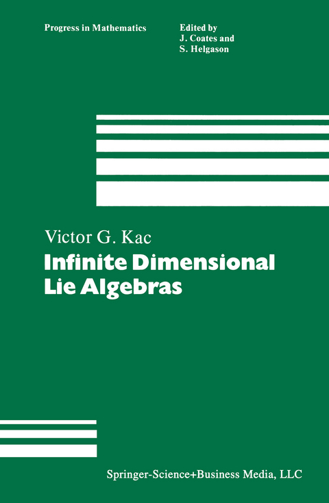 Infinite Dimensional Lie Algebras - Victor G. Kac