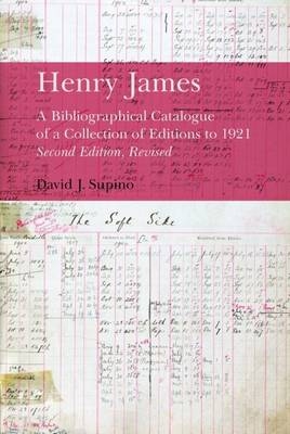 Henry James - David J. Supino