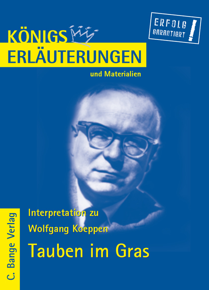 Erläuterungen  zu Wolfgang Koeppen. Tauben im Gras - Wolfgang Koeppen