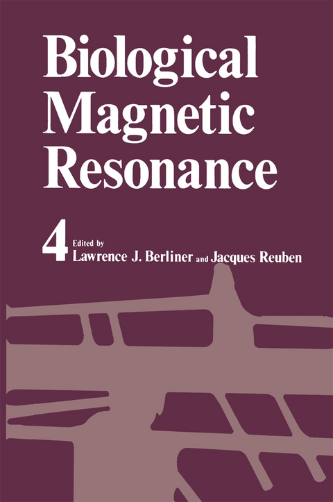 Biological Magnetic Resonance - Lawrence J. Berliner, Jacques Reuben