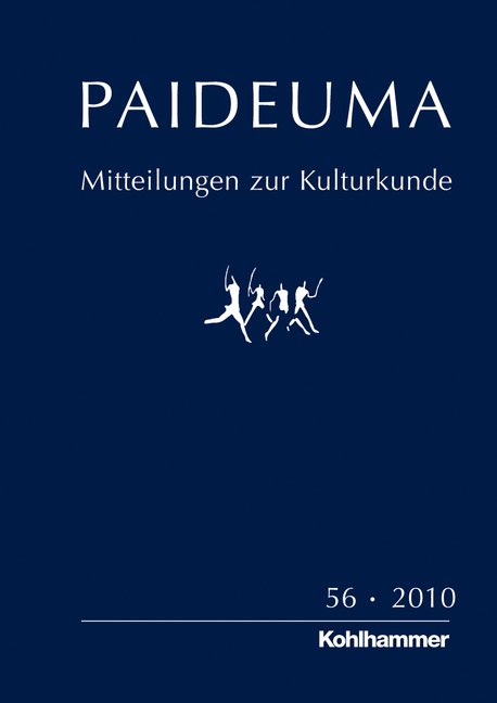 Paideuma / PAIDEUMA 56/2010 - 