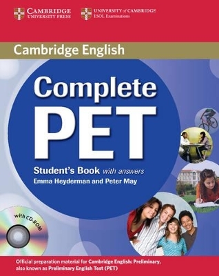 Complete PET Student's Book with answers with CD-ROM - Emma Heyderman, Peter May