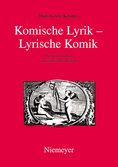 Komische Lyrik – Lyrische Komik - Hans-Georg Kemper