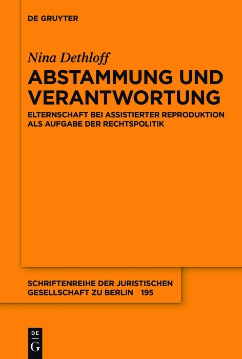 Abstammung und Verantwortung - Nina Dethloff