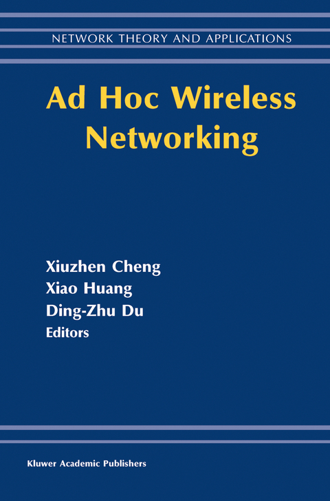 Ad Hoc Wireless Networking - 