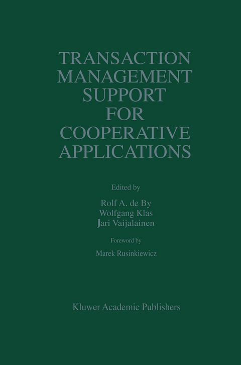 Transaction Management Support for Cooperative Applications - 