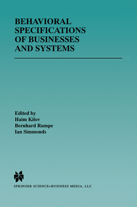 Behavioral Specifications of Businesses and Systems - 