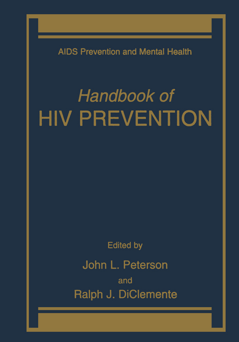 Handbook of HIV Prevention - 