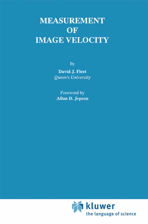 Measurement of Image Velocity - David J. Fleet