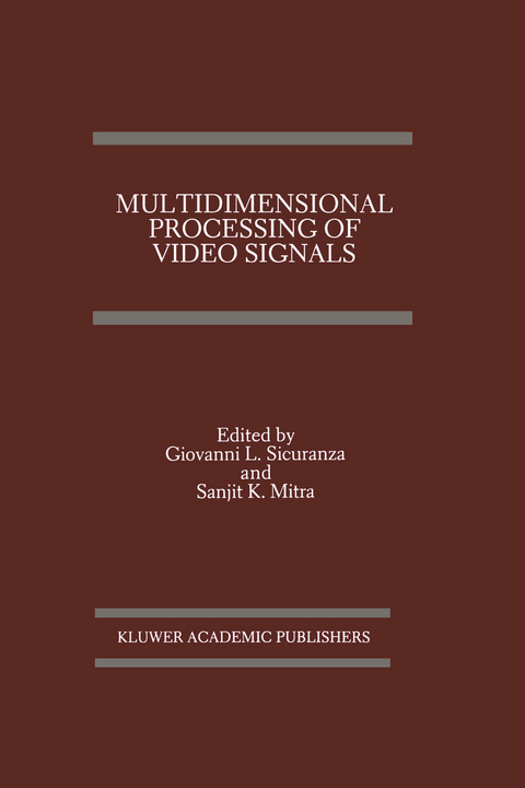 Multidimensional Processing of Video Signals - 