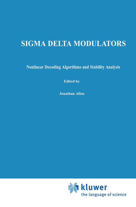 Sigma Delta Modulators - Søren Hein, Avideh Zakhor